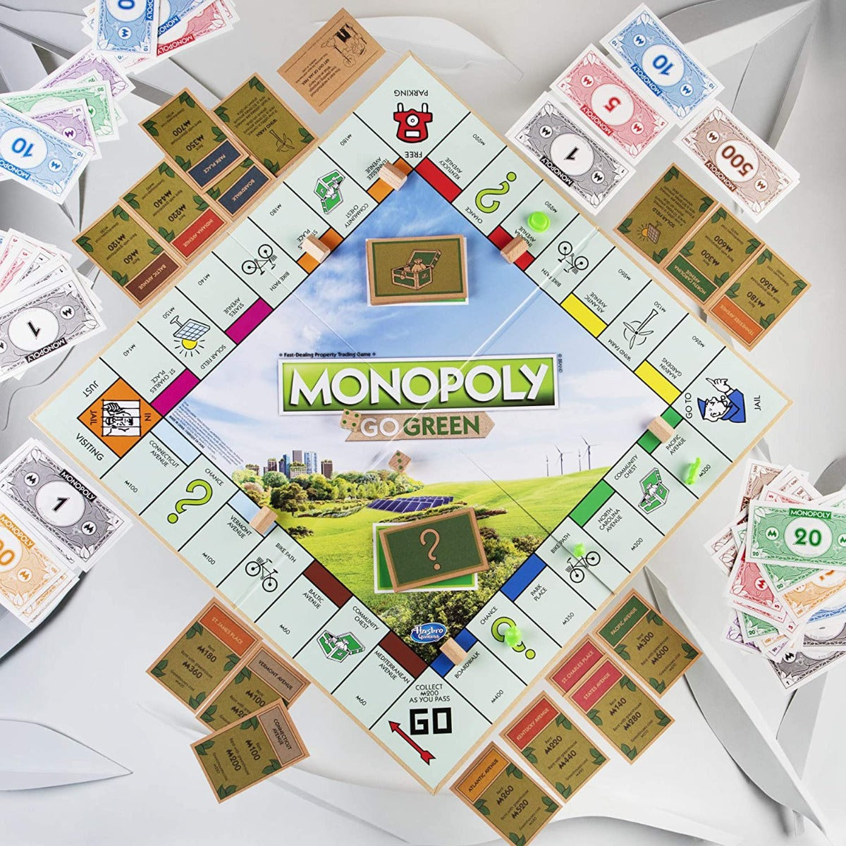 Buy Hasbro Gaming Monopoly Go Green,Green Up to Clean Up | Yallatoys.com
