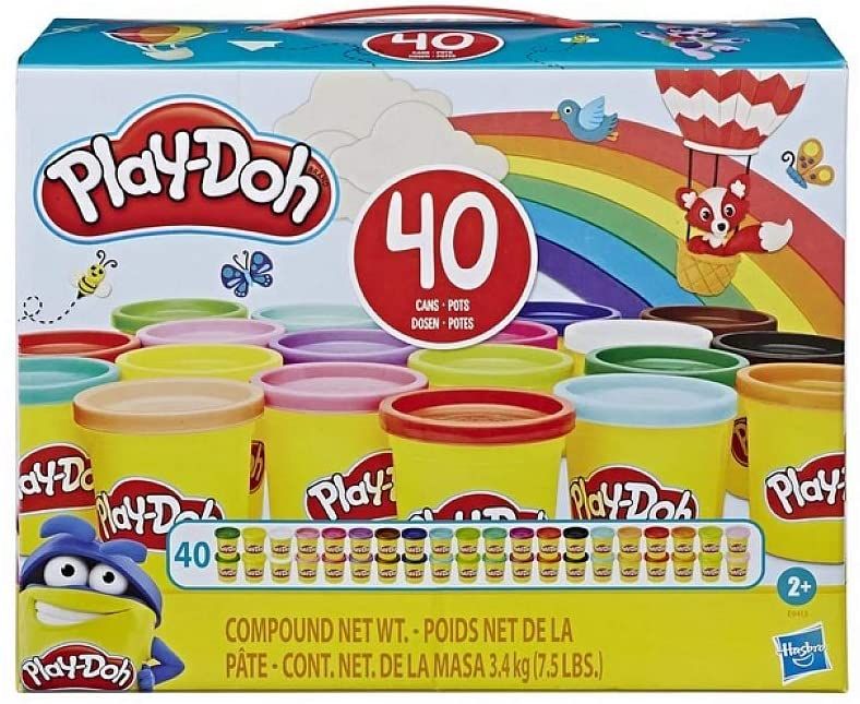 Buy Play Doh Modeling Compound 40Pack of 20 Assorted Colors 3 Ounce Cans | Yallatoys.com