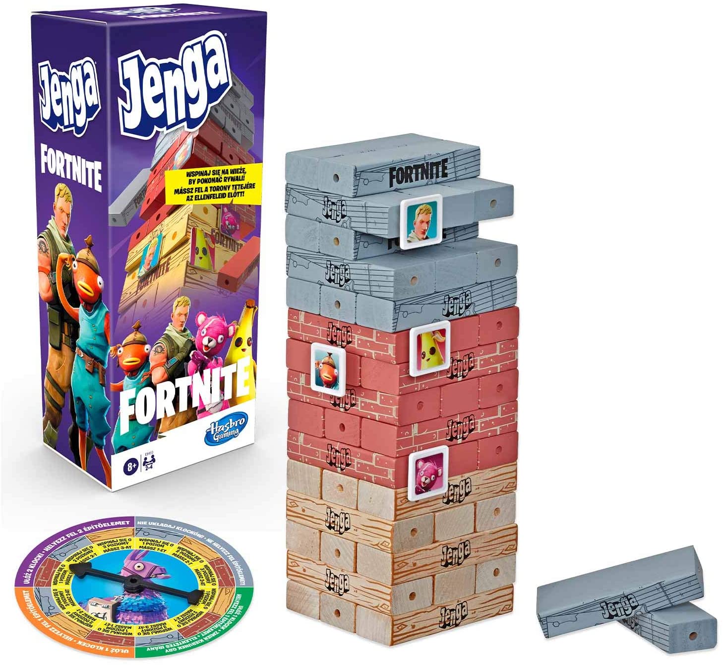 Buy Hasbro Gaming Jenga Fortnite Edition game Wooden Block Stacking Tower Game for Fortnite fans | Yallatoys.com