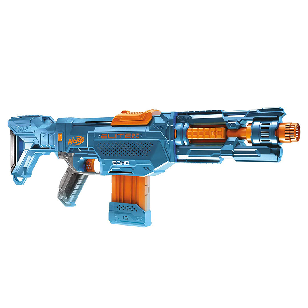 Buy Nerf Elite 2.0 Echo Cs-10 Blaster, 24 Nerf Darts, 10-Dart Clip, Removable Stock And Barrel Extension, 4 Tactical Rails | Yallatoys.com