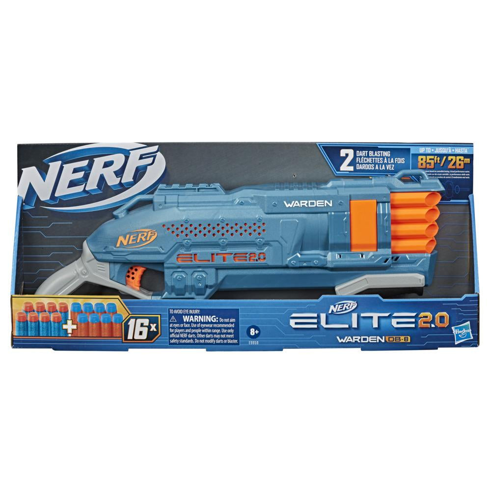 Buy Nerf Elite 2.0 Warden DB-8 Blaster | Yallatoys.com