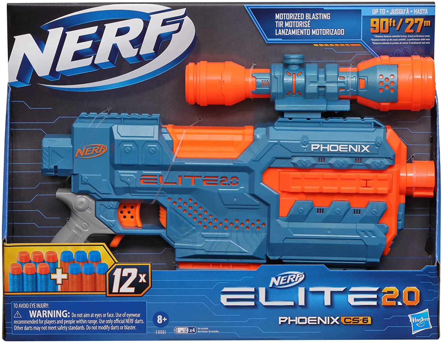 Buy Nerf Elite 2.0 Phoenix CS-6 Motorized Blaster | Yallatoys.com