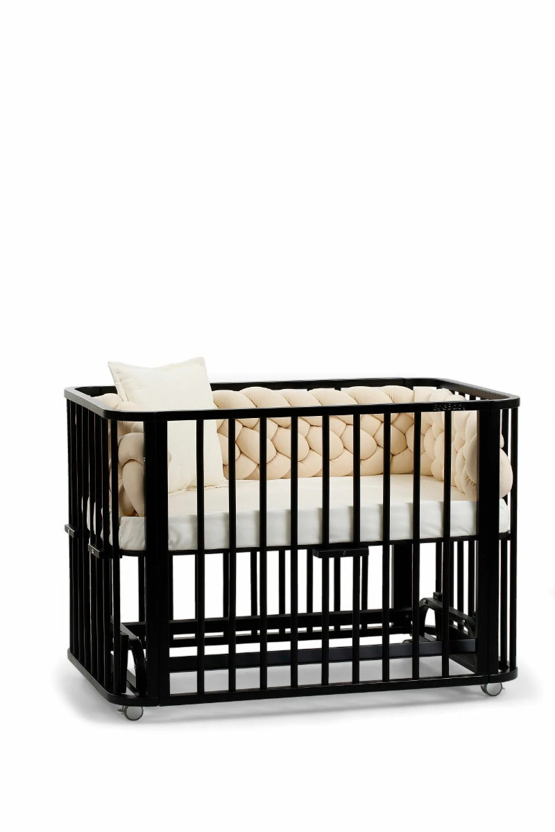 Ege Baby 4 in 1 Baby Crib Black Ege Baby Yallatoys