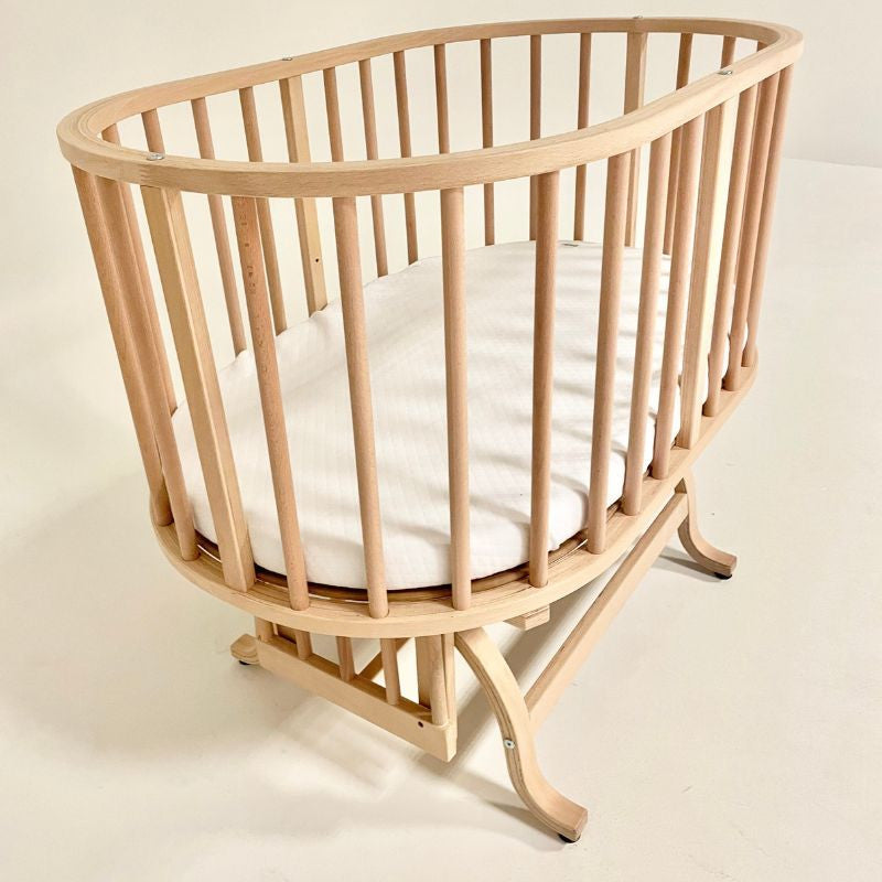 EgeBaby Rocking Oval Crib Wood Ege Baby Yallatoys