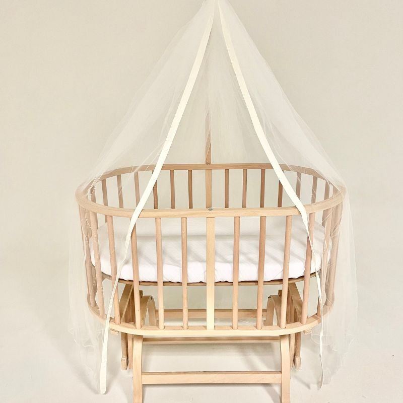 EgeBaby Rocking Oval Crib Wood Ege Baby Yallatoys