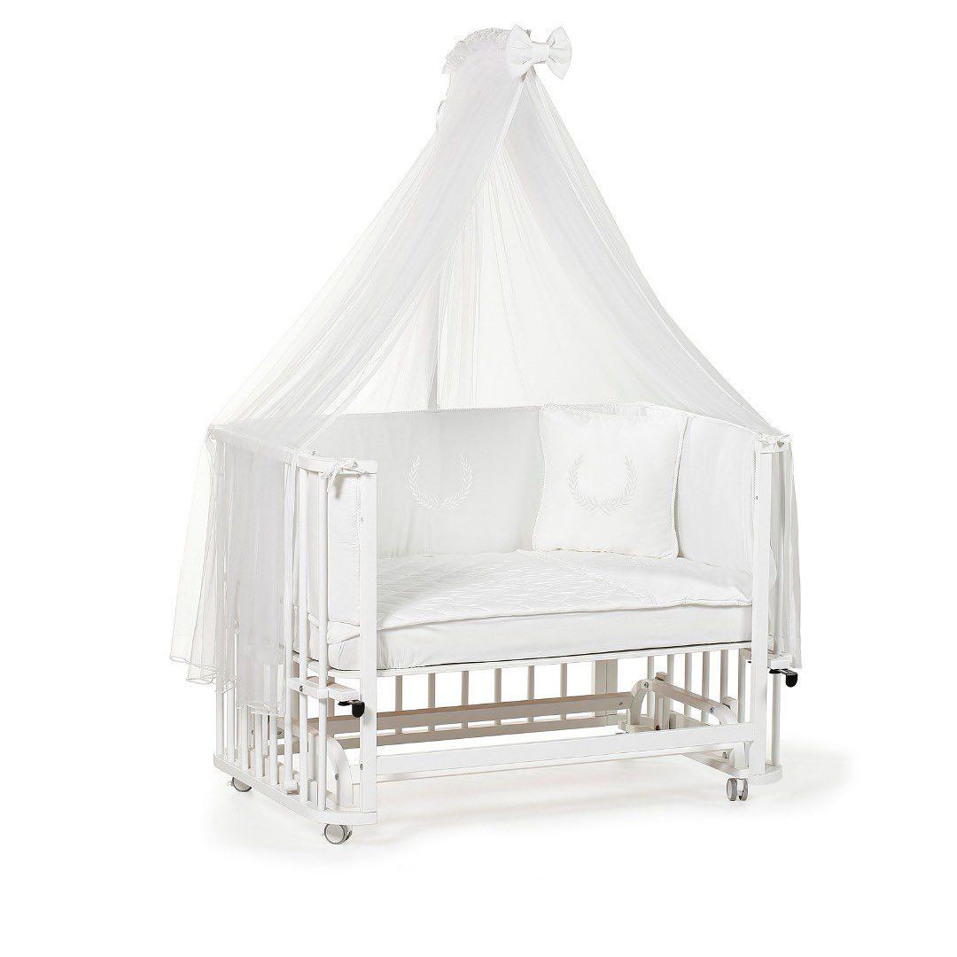 Ege 4 in 1 Baby Crib White Ege Baby Yallatoys