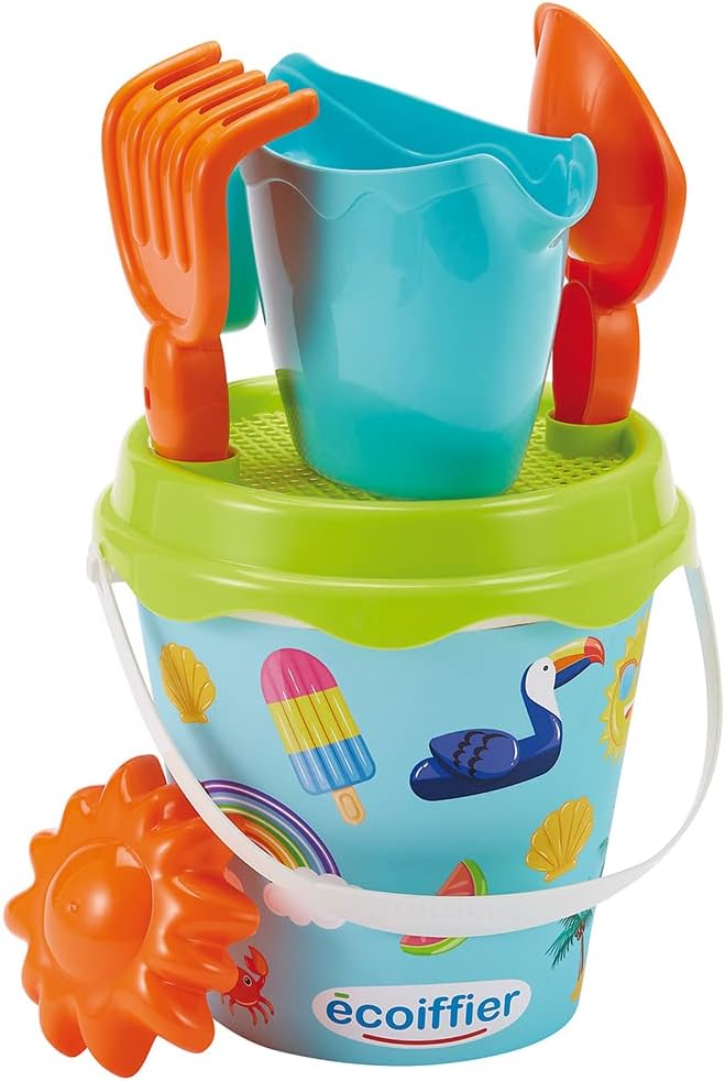 Buy Ecoiffier Garnished Holidays Bucket 17cm | Yallatoys.com