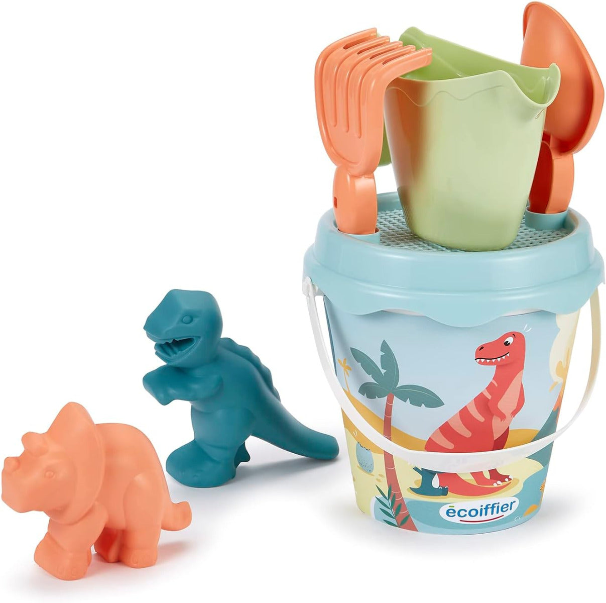 Buy Ecoiffier Sand Bucket Set Dino with Watering Can | Yallatoys.com
