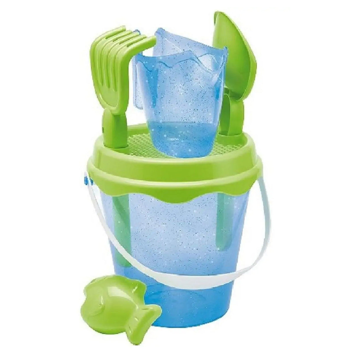 Buy Ecoiffier Beach Glitter Bucket With Accessories 17cm (Sold Separately Subjected To Availability) | Yallatoys.com