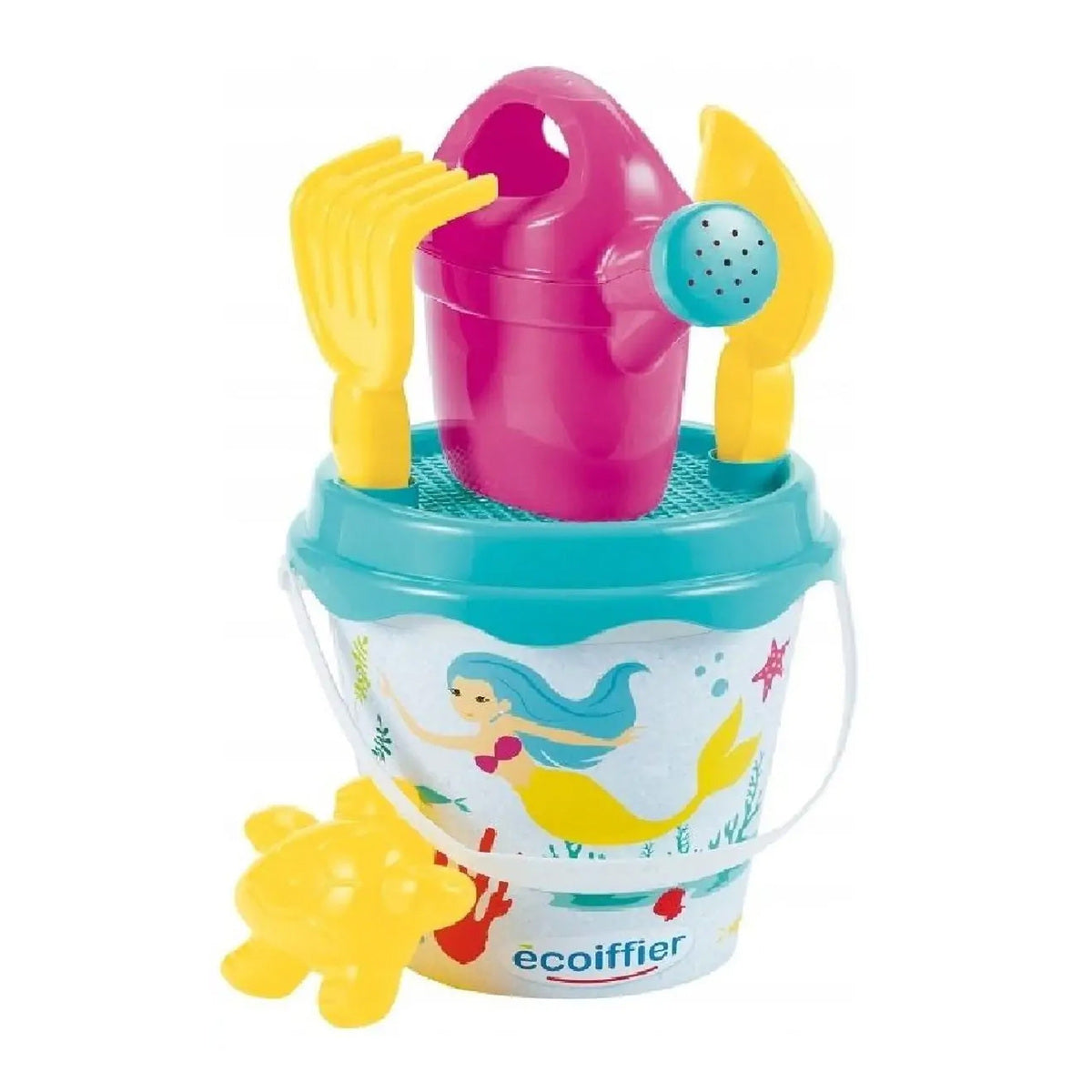 Buy Ecoiffier Beach Mermaid Iml Bucket With Accessories 17cm | Yallatoys.com