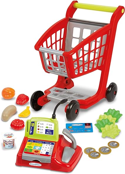 Buy Ecoiffier Supermarket Trolley & Cash Register | Yallatoys.com