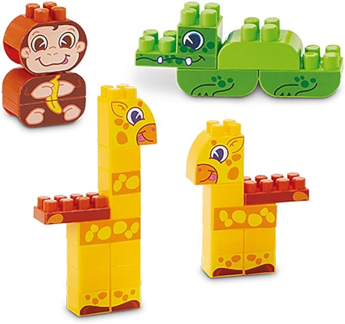 Buy Ecoiffer Abrick Jungle Barrel Building Blocks 200pcs | Yallatoys.com