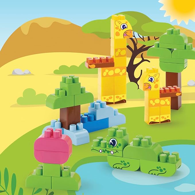Buy Ecoiffer Abrick Jungle Barrel Building Blocks 200pcs | Yallatoys.com