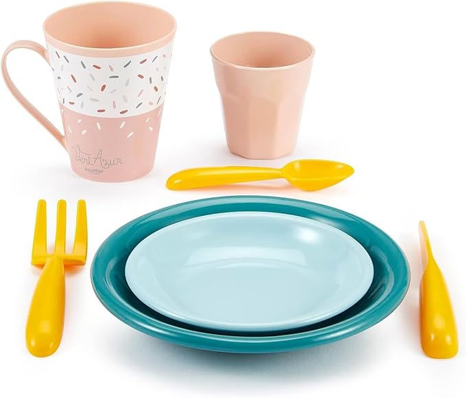 Buy Ecoiffier Picnic Servware Vert Azur 32pcs | Yallatoys.com