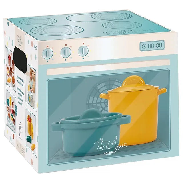 Buy Ecoiffier Cooking Pots & Traditions Vert Azur Playset 20pcs | Yallatoys.com