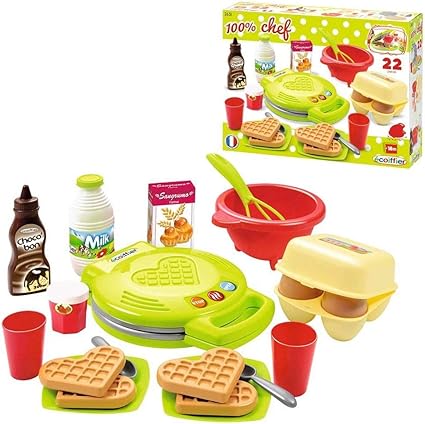 Buy Ecoiffier 100 Pecent Chef Waffle Maker Set 22pcs | Yallatoys.com