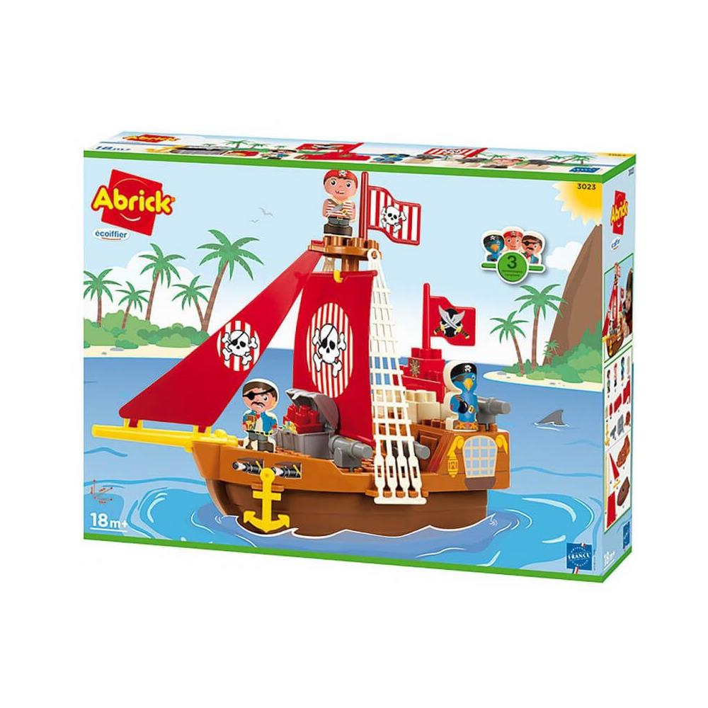 Buy Ecoiffier Abrick Pirate Boat Playset | Yallatoys.com