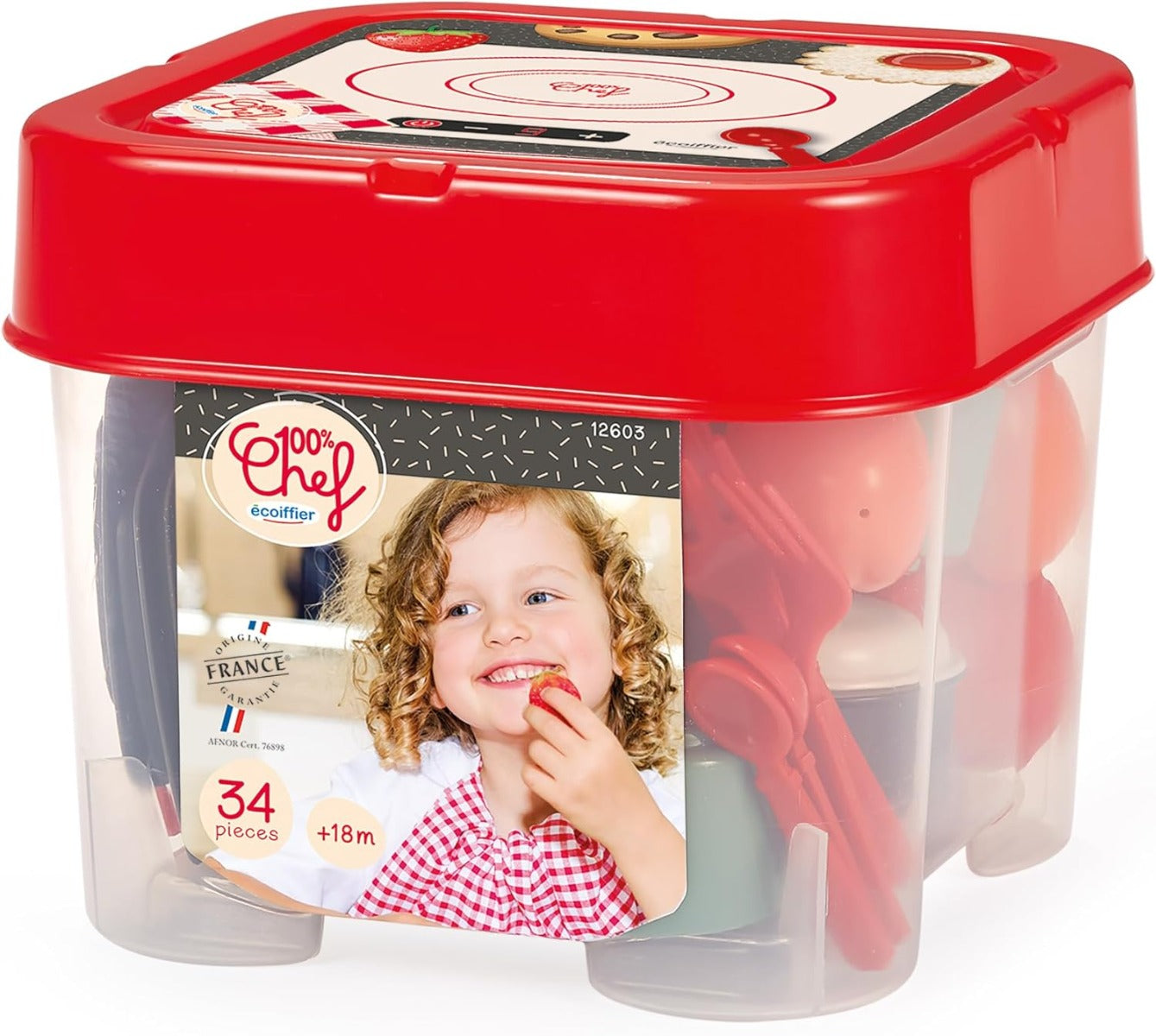 Buy Ecoiffier Top Case With Kitchen Accessories | Yallatoys.com