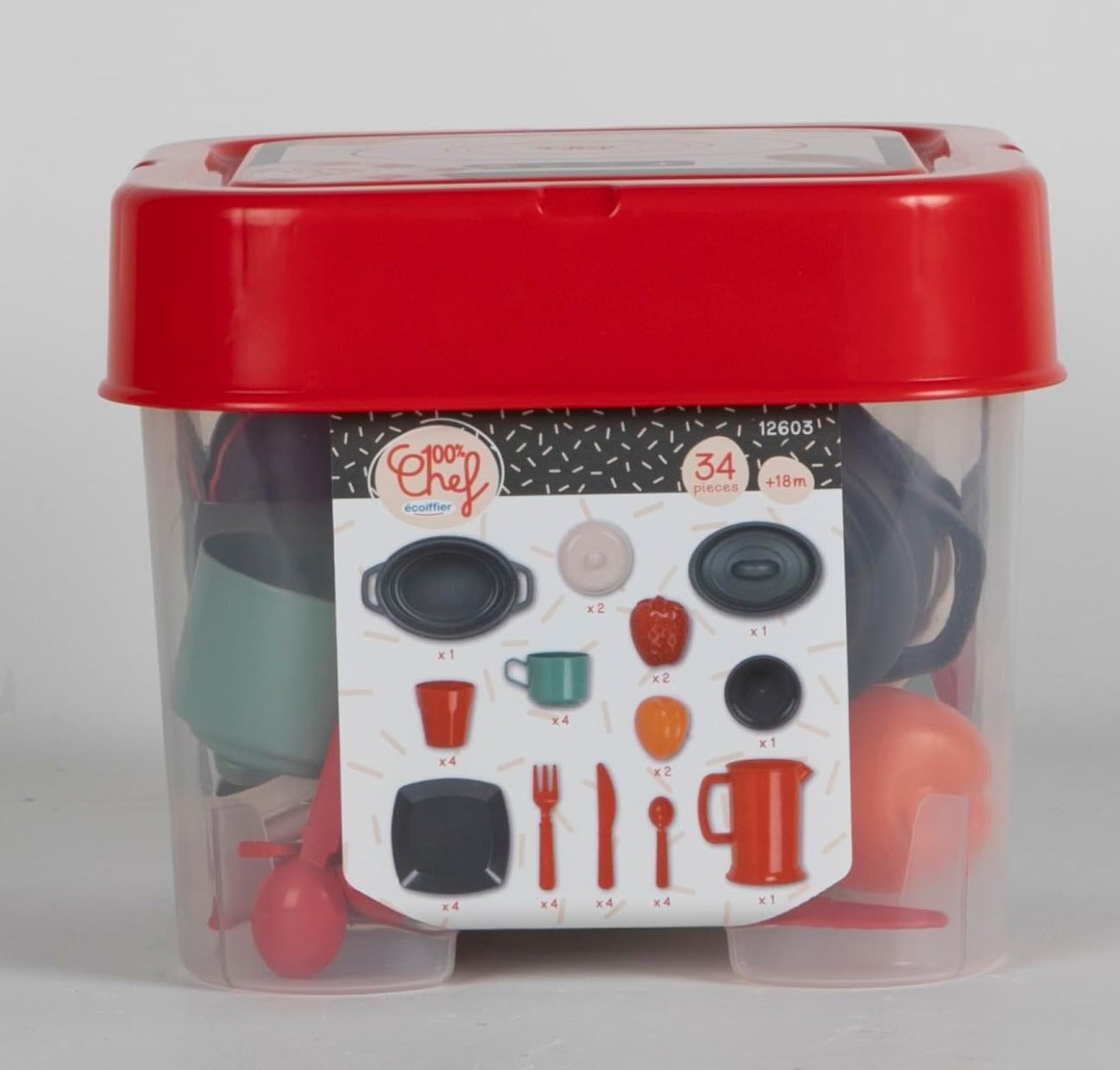 Buy Ecoiffier Top Case With Kitchen Accessories | Yallatoys.com