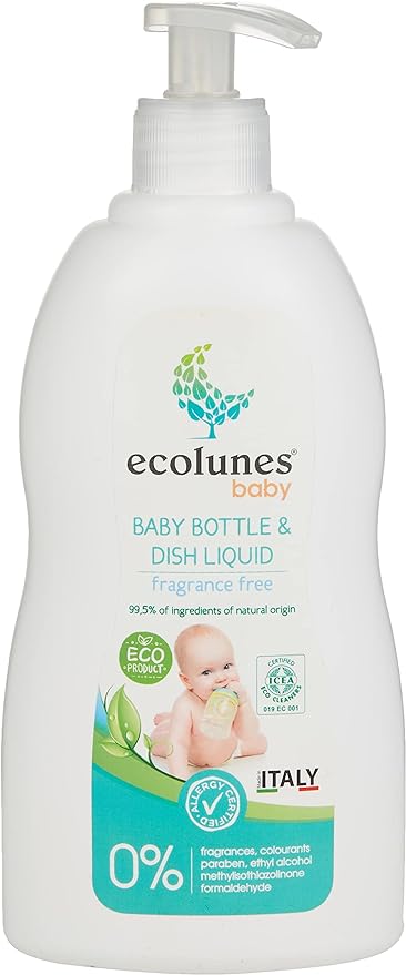 Ecolunes Hypoallergenic Baby Bottle and Dish Liquid 500ml Ecolunes Yallatoys