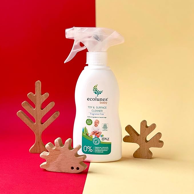 Ecolunes Baby Toy and Surface Cleaner Fragrance Free 300ml Ecolunes Yallatoys