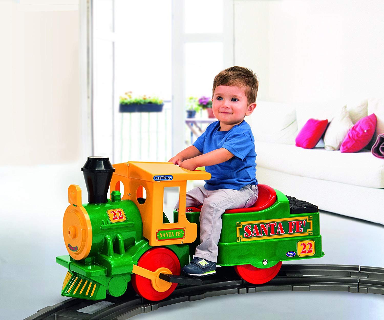 Buy Peg Perego Santa Fe Train Green | Yallatoys.com