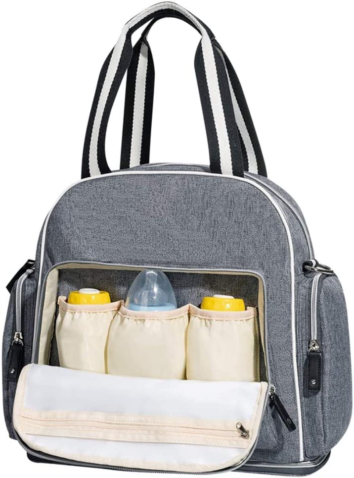Sunveno Sunveno Signature Maternity Diaper Bag Grey Sunveno Yallatoys