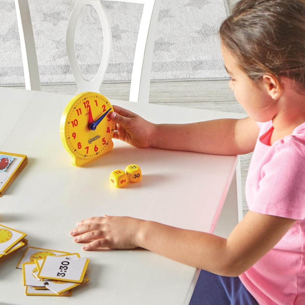 educational clock learning toy set