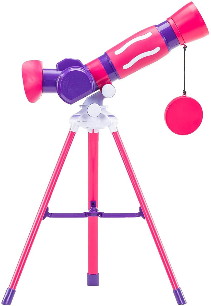 Buy Geo Safari Jr Pink My First Kids Telescope STEM Toy | Yallatoys.com