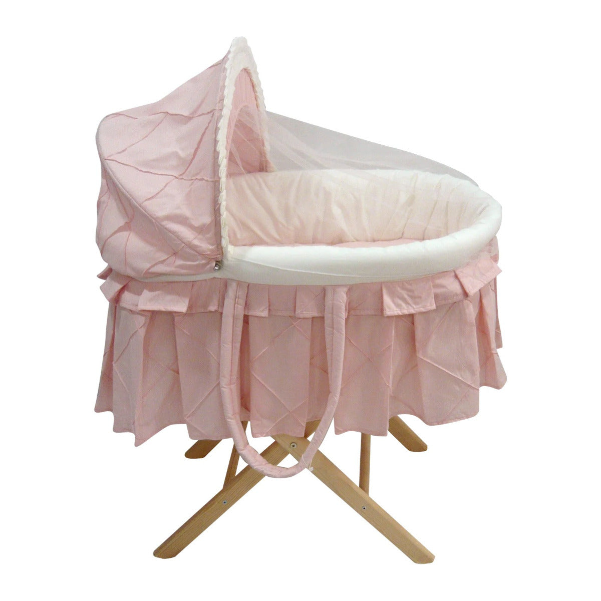 Elmalella Lola Baby Bassinet Pink Elmalella Yallatoys