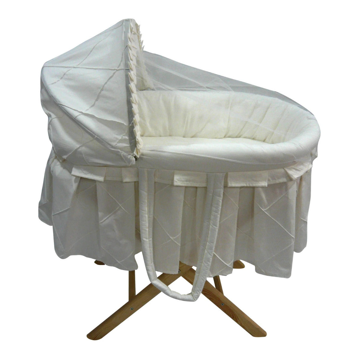 Elmalella Lola Baby Bassinet Cream Elmalella Yallatoys