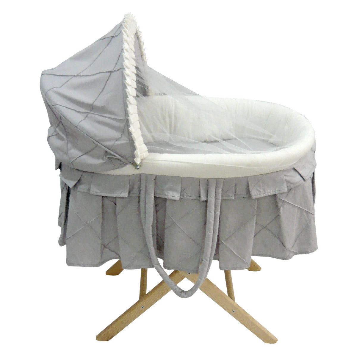 Elmalella Lola Baby Bassinet Grey Elmalella Yallatoys