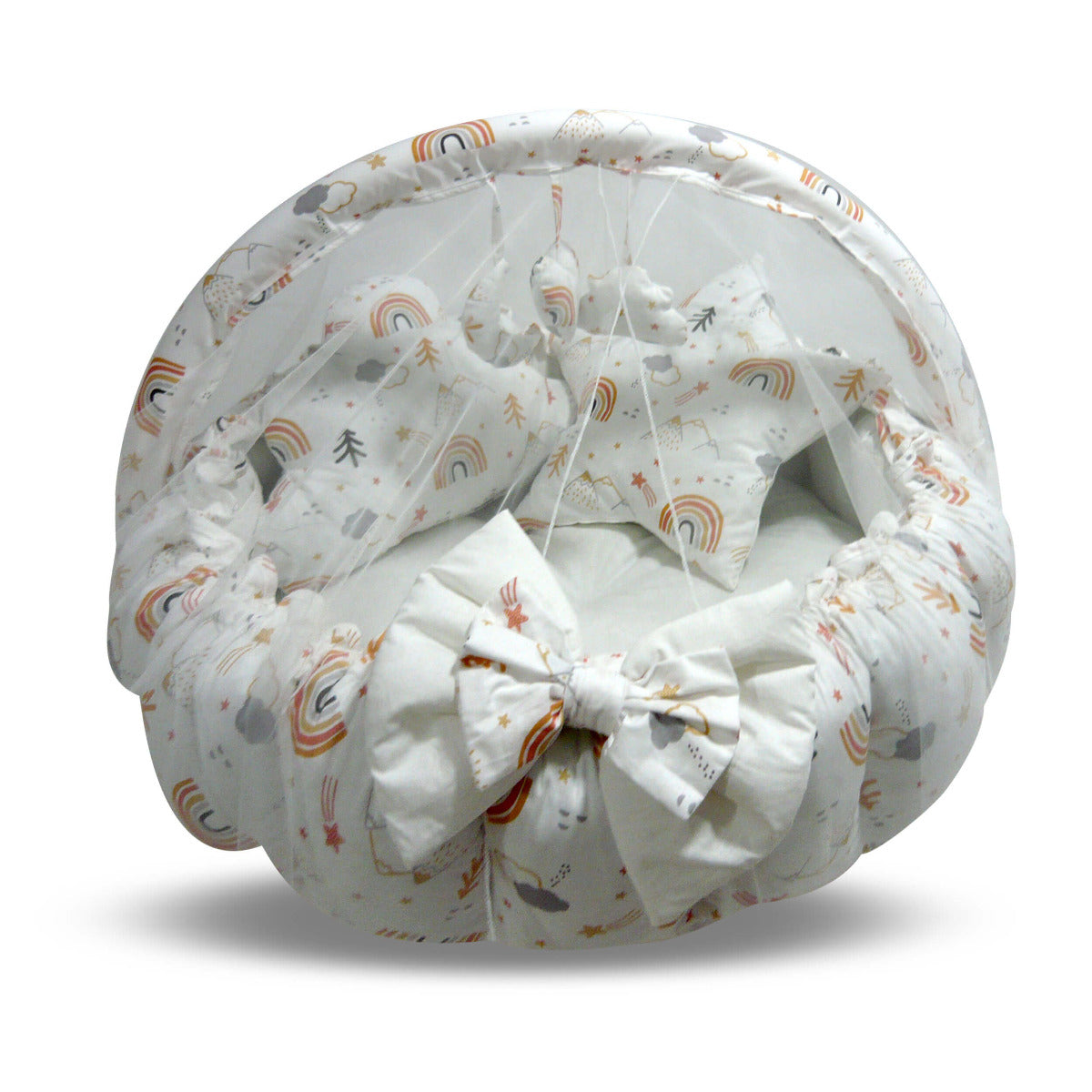 Elmalella Alya Baby Nest Set Cream Elmalella Yallatoys