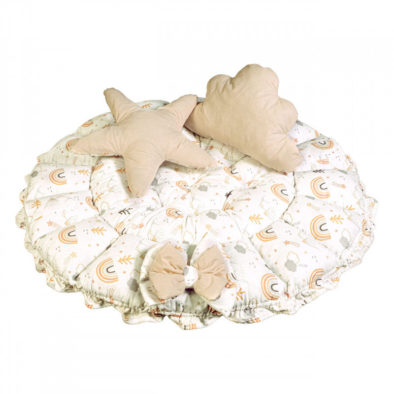 Elmalella Alya Baby Nest Set Cream Elmalella Yallatoys