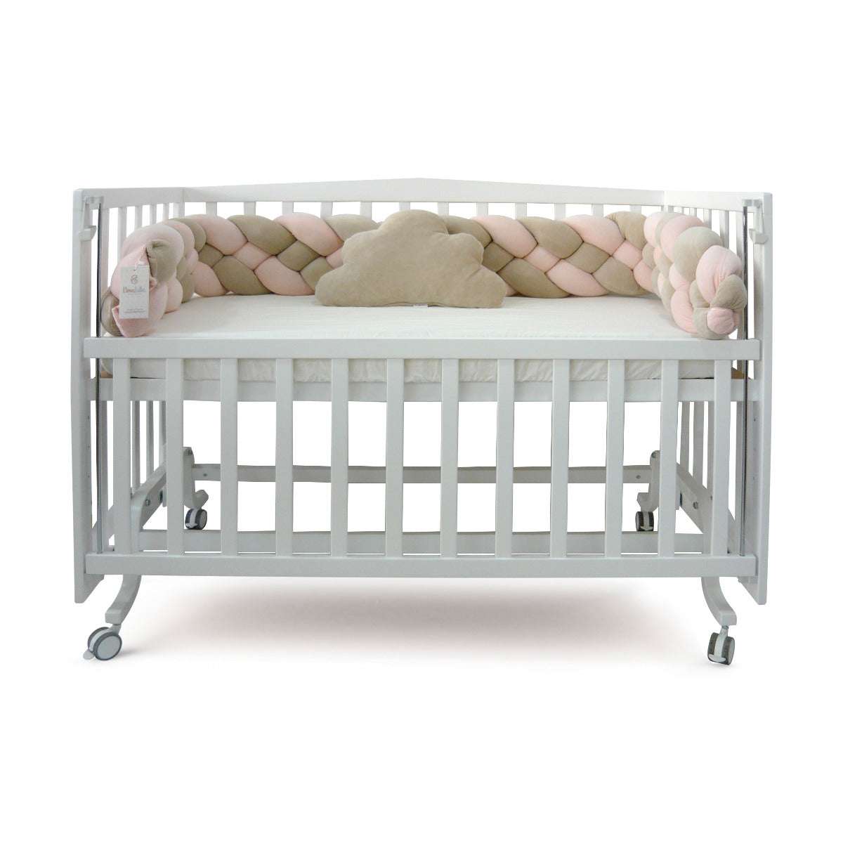 ElmaLella Aurora Braided Bedding Set Flamingo