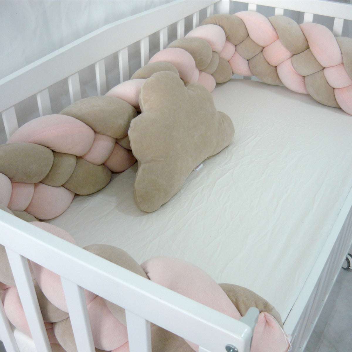 ElmaLella Aurora Braided Bedding Set Flamingo