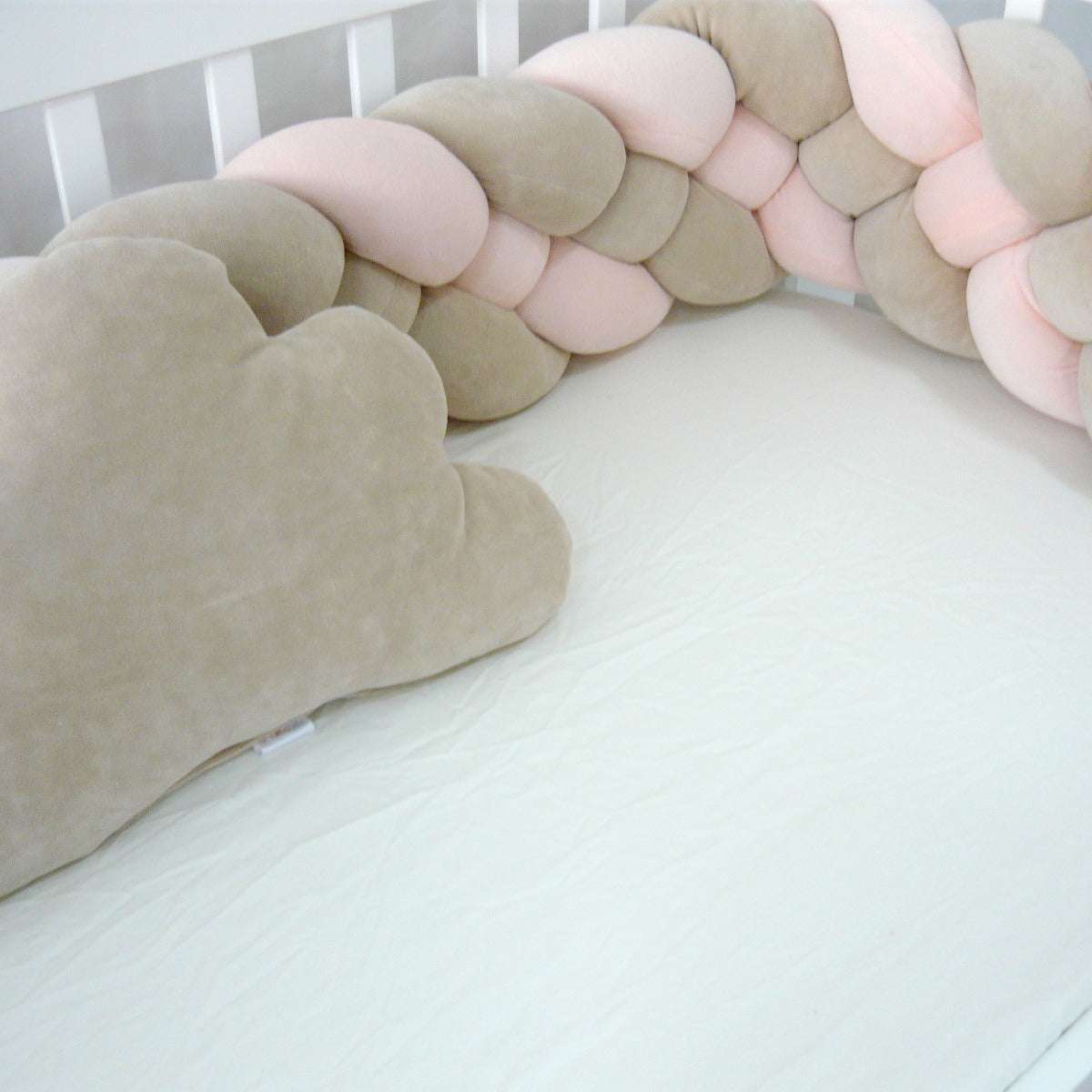 ElmaLella Aurora Braided Bedding Set Flamingo