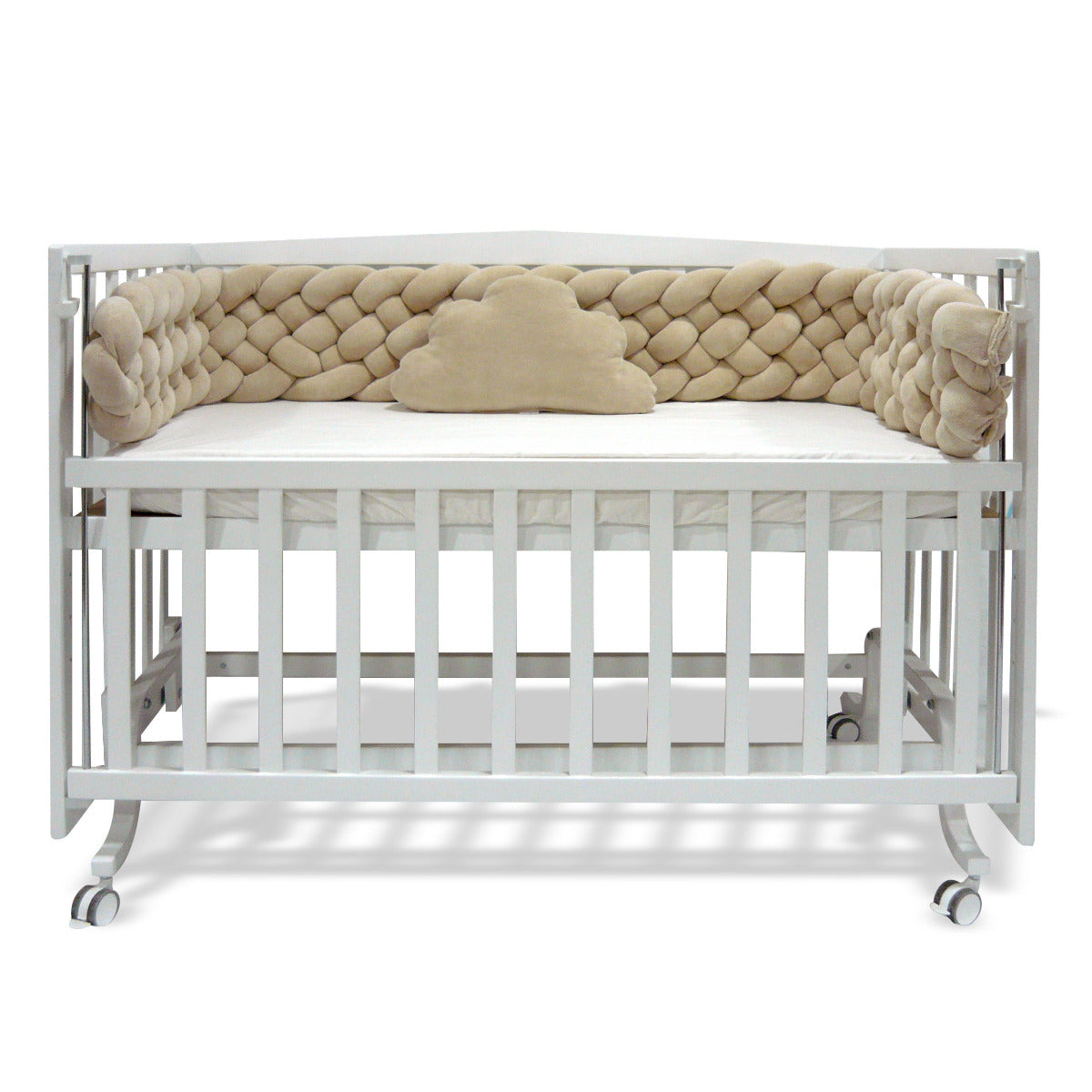 Elmalella Fluffy Braided Bedding Set Mocha Elmalella Yallatoys