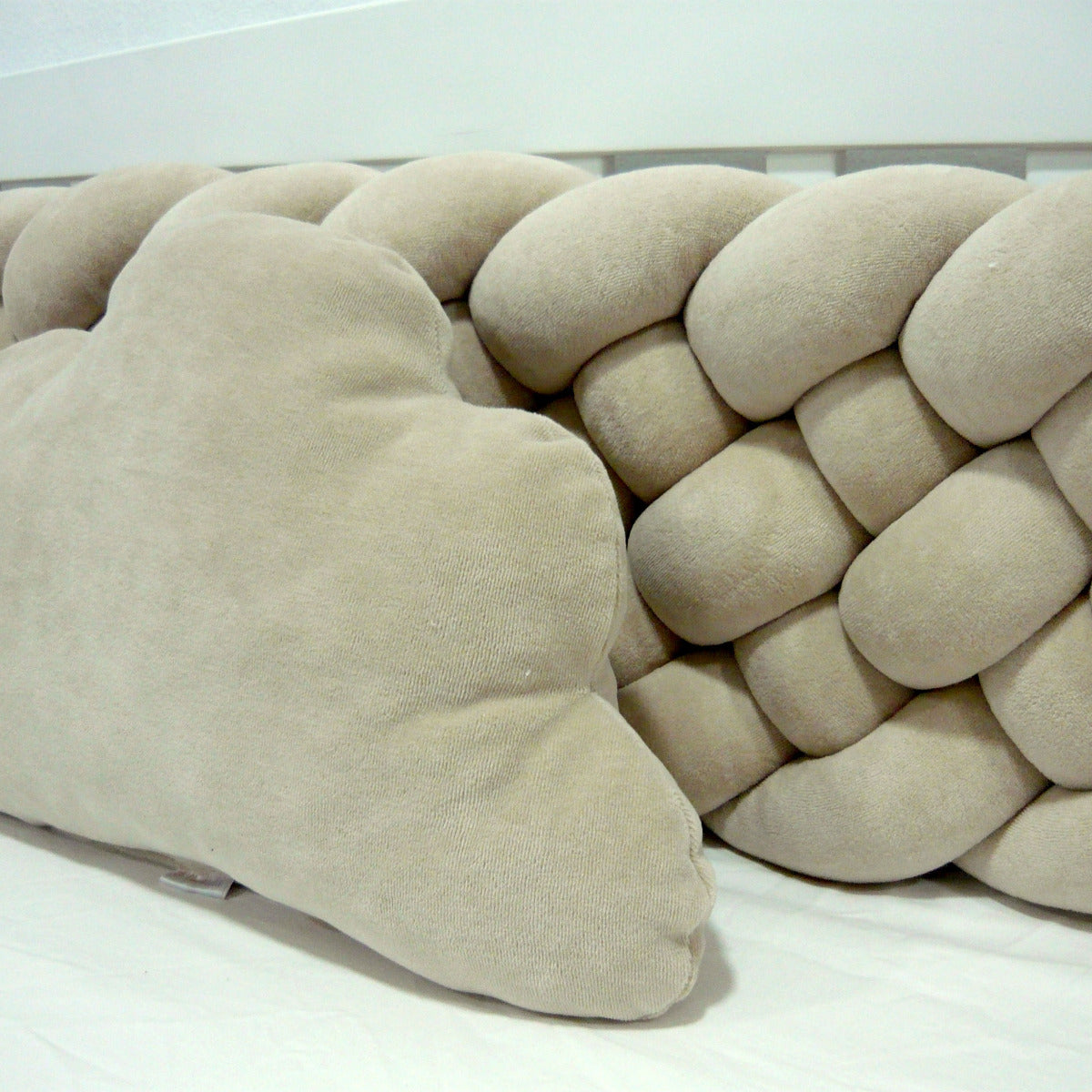 Elmalella Fluffy Braided Bedding Set Mocha Elmalella Yallatoys