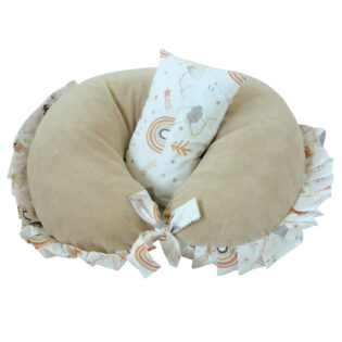 Elmalella Olivia Breastfeeding Pillow Mocha Elmalella Yallatoys