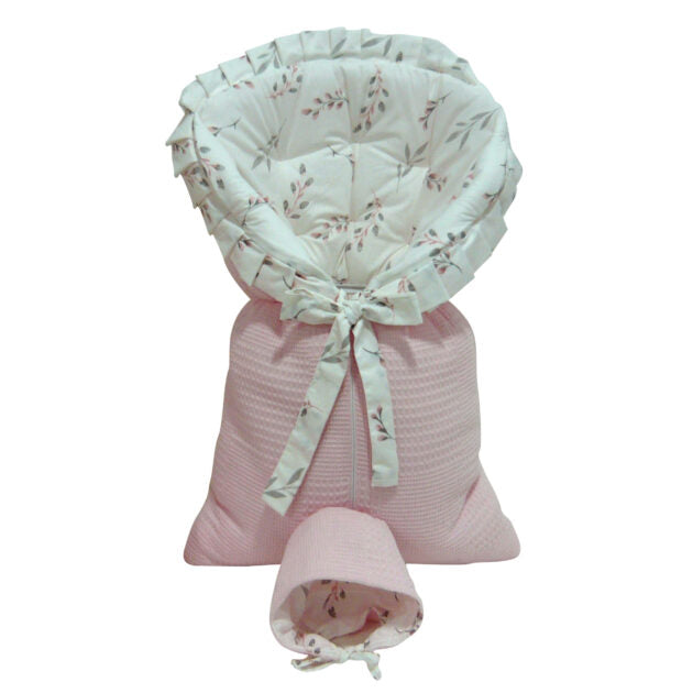 Elmalella Tulip Newborn Cocoon Hat LightPink Elmalella Yallatoys