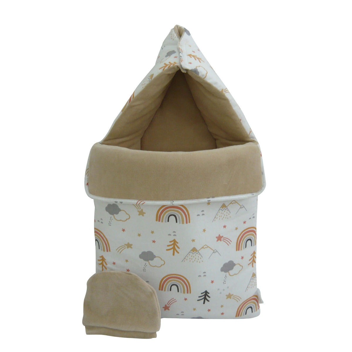 Elmalella Lily Newborn Cocoon Hat Mocha