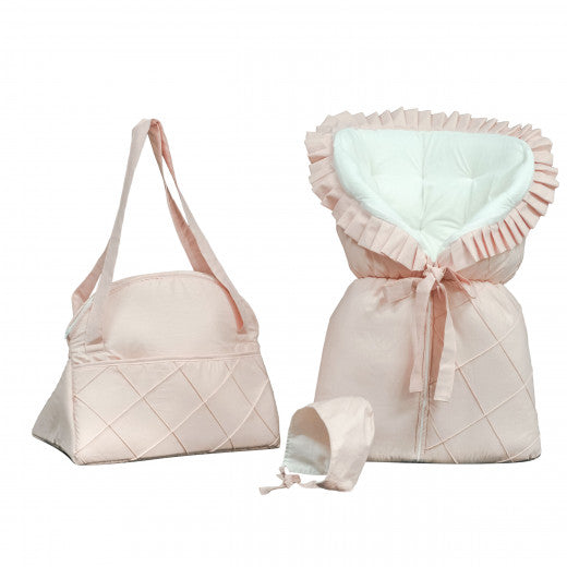 Elmalella Elegance Newborn Cocoon Full Set Pink Elmalella Yallatoys