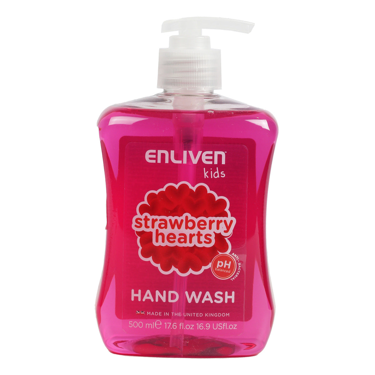 Enliven Kids Hand Wash Strawberry 500ml Enliven Yallatoys