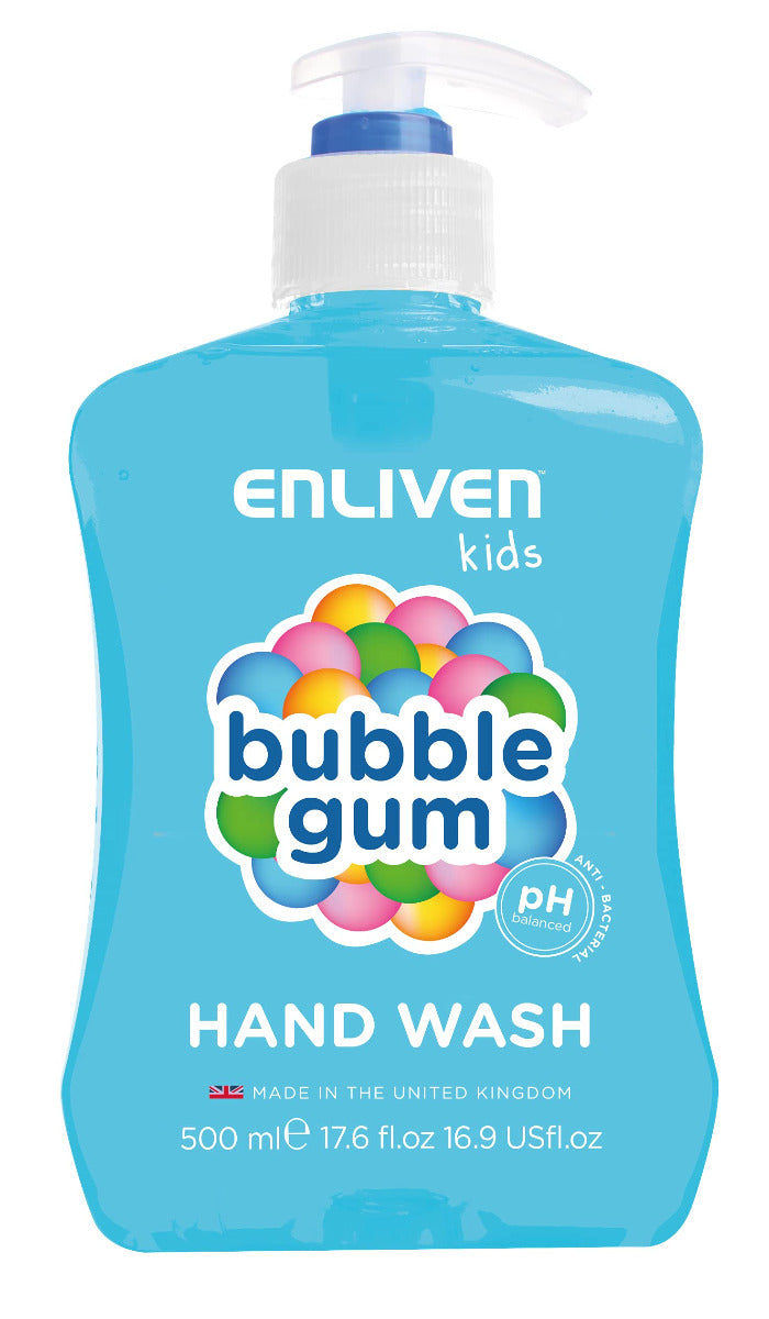 Enliven Kids Hand Wash Bubble Gum 500ml Enliven Yallatoys