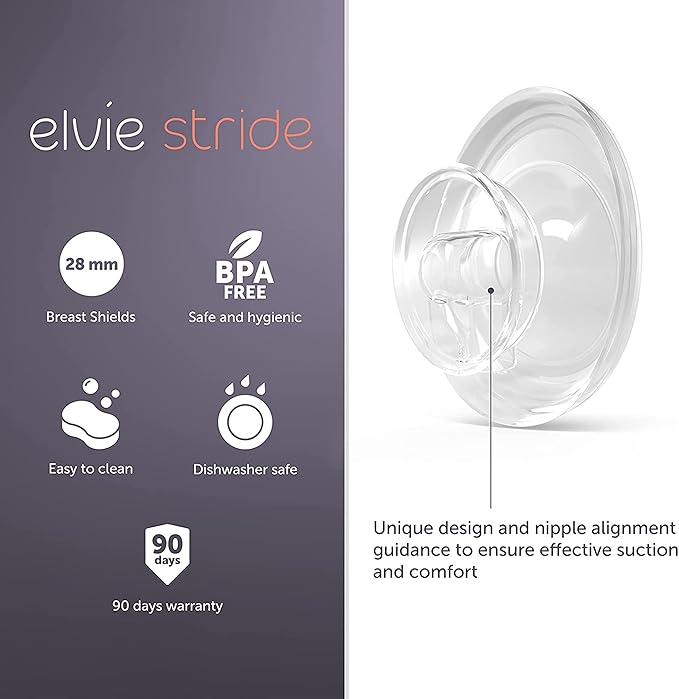 Elvie Stride Breast Shield 28mm 2pcs Elvie Yallatoys
