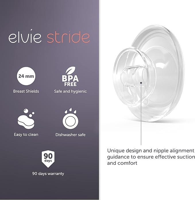 Elvie Stride Breast Shield 24mm 2pcs Elvie Yallatoys