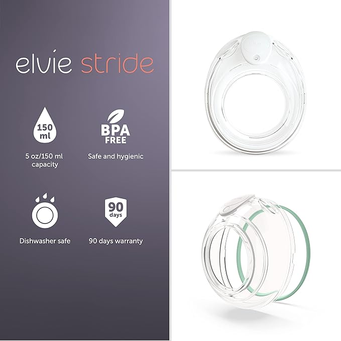 Elvie Stride Breast Pump Cups 2pcs Elvie Yallatoys