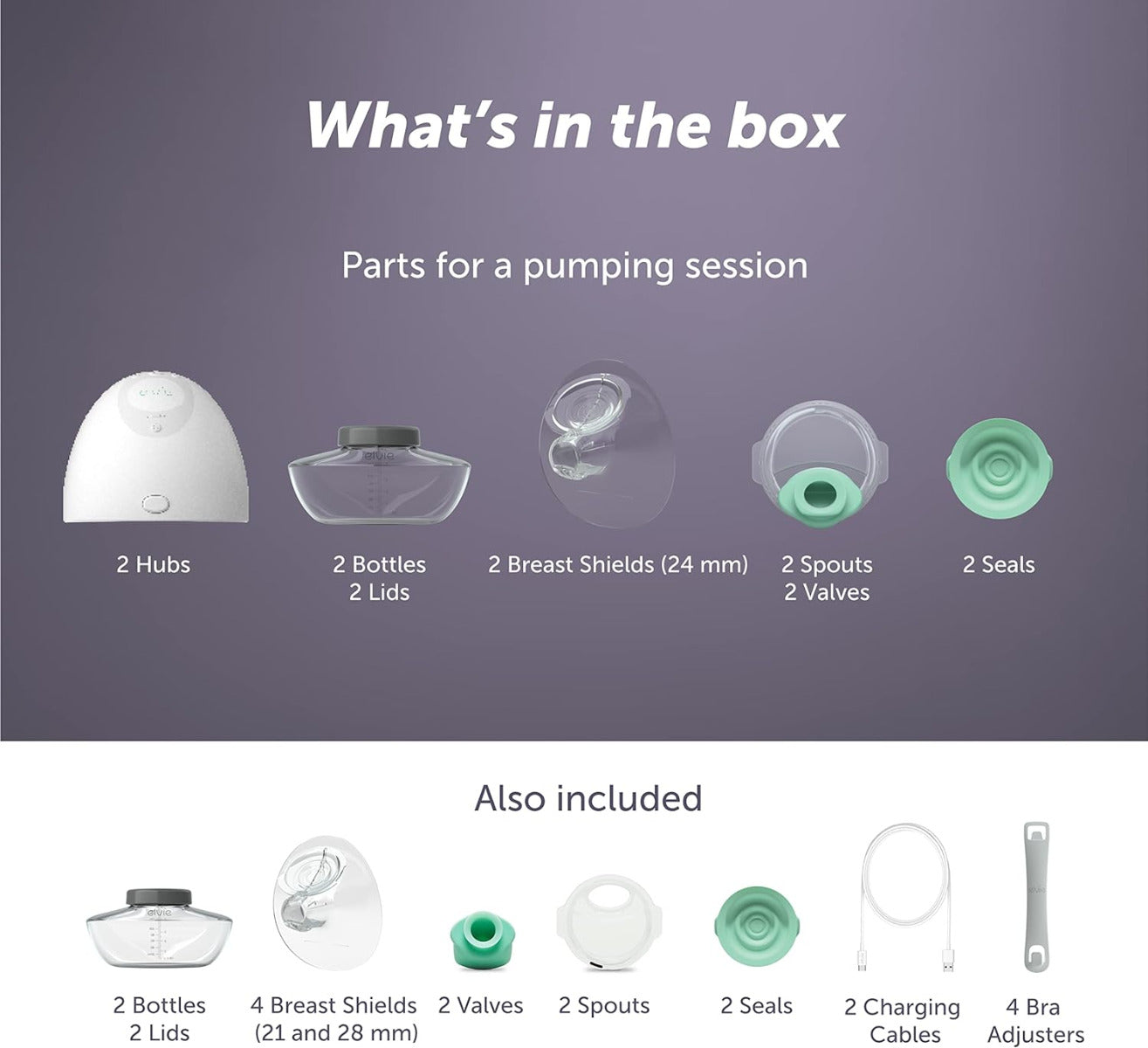 Elvie Pump Double Electric Breast Pump Elvie Yallatoys