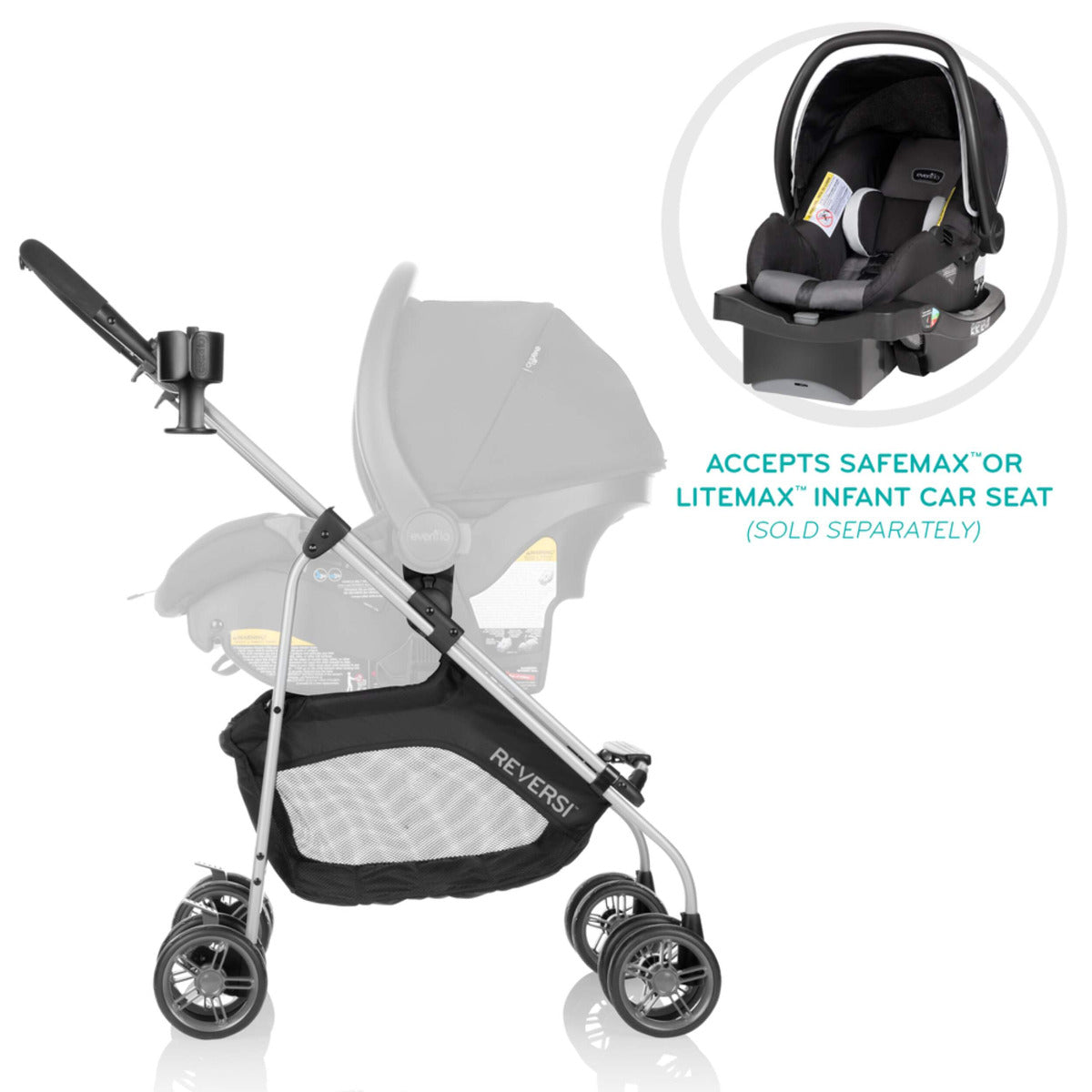 Evenflo Stroller Lightweight Reversible Stroller Evenflo Yallatoys